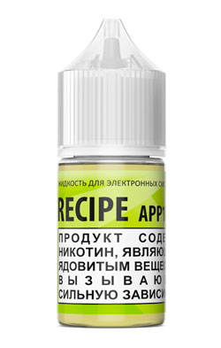 Жидкость Recipe Salt 30ml Apple Pie 20mg